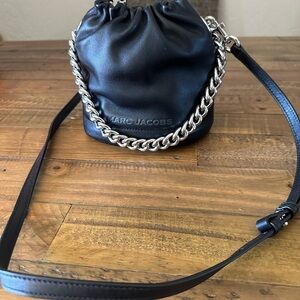 Marc Jacobs Soft Small Black Shoulder Crossbody
Bucket Bag